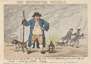 A Westminster Watchman alkotó: Thomas Rowlandson