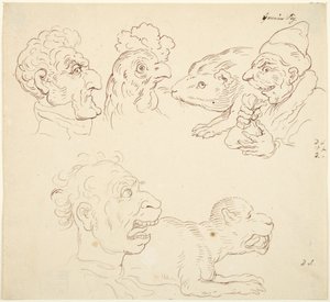 Három karikatúra alkotó: Thomas Rowlandson