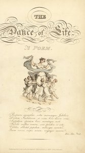 Címlap kalligrafikus címmel és matricával alkotó: Thomas Rowlandson