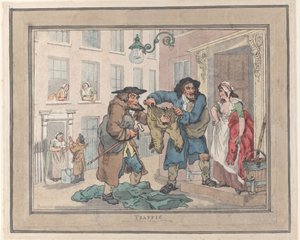 Közlekedés, 1791., 1791. alkotó: Thomas Rowlandson