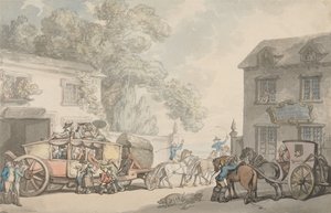 Utazás Franciaországban alkotó: Thomas Rowlandson