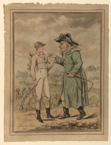A gyep trükkjei, avagy a verseny elvesztésének eldöntése alkotó: Thomas Rowlandson