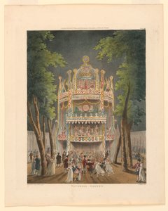 Vauxhall kert az Ackermann Repository-ból alkotó: Thomas Rowlandson