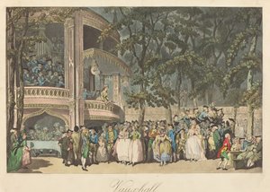 Vauxhall kertek alkotó: Thomas Rowlandson