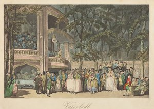 Vauxhall-kertek alkotó: Thomas Rowlandson