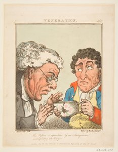 Le Brun Travested tisztelete, avagy a szenvedélyek karikatúrái, 1800. január 21. alkotó: Thomas Rowlandson