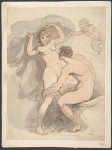 Vénusz, Anchisz és Ámor alkotó: Thomas Rowlandson