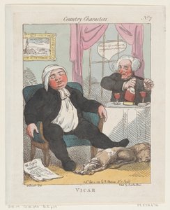 vikárius, 1799. szeptember 10., 1799. szeptember 10. alkotó: Thomas Rowlandson