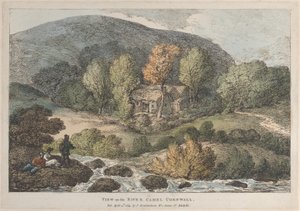 Kilátás a Camel Cornwalli folyóra, a Views in Cornwallból, 1812. április 12., 1812. április 12. alkotó: Thomas Rowlandson