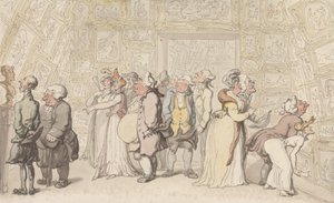 Kiállítás a Királyi Akadémián alkotó: Thomas Rowlandson