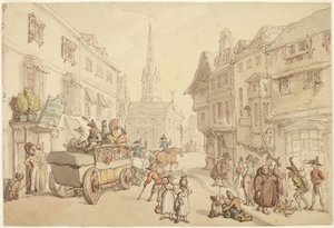 Utazás Franciaországba: Hôtel de Flandre alkotó: Thomas Rowlandson