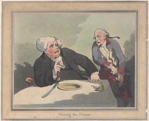 Vacsoravárás, 1792. november 5., 1792. november 5. alkotó: Thomas Rowlandson