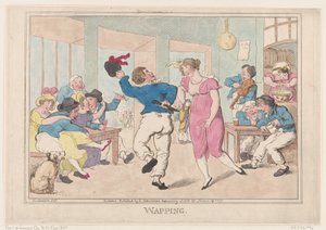 Wapping, 1807. szeptember, 1807. szeptember. alkotó: Thomas Rowlandson
