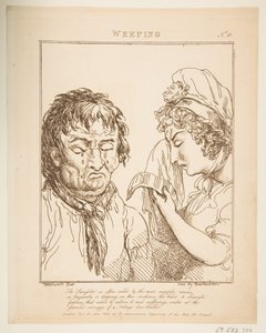 Síró Le Brun Travested, avagy a szenvedélyek karikatúrái, 1800. január 21. alkotó: Thomas Rowlandson