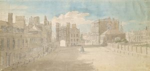 Jobb oldalon a Whitehall, a Holbein-kapu és a bankettház