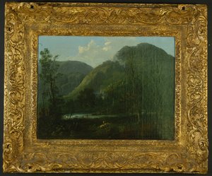 Rydal Hall, 1790 körüli olaj, vászon alkotó: Thomas Sautelle Roberts