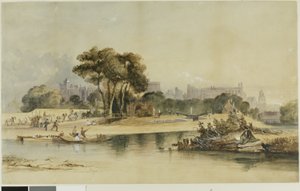 A windsori kastély környéke alkotó: Thomas Shotter Boys