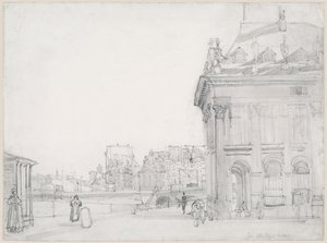 A párizsi Île de la Cité az Institut felől alkotó: Thomas Shotter Boys