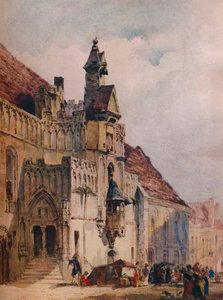A városháza, St Omer, 1867 alkotó: Thomas Shotter Boys