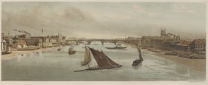 London úgy, ahogy van: London Bridge, a Southwark Bridge felől alkotó: Thomas Shotter Boys