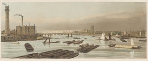 London úgy, ahogy van: Westminster, a Waterloo hídról alkotó: Thomas Shotter Boys