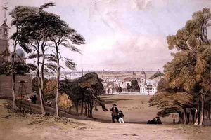 London Greenwichből, a "London As It Is" című, a művész által metszett és kiadott képből. alkotó: Thomas Shotter Boys