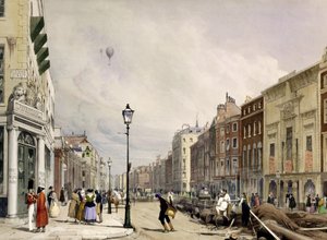 Piccadilly, 1842 alkotó: Thomas Shotter Boys