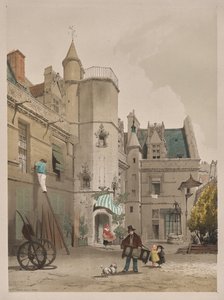 Festői építészet Párizsban, Gentben, Antwerpenben, Rouenben: Hôtel Cluny, Párizs alkotó: Thomas Shotter Boys
