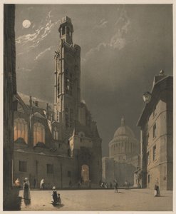 Festői építészet Párizsban, Gentben, Antwerpenben, Rouenben: St. Etienne du Mont és a Pantheon, Párizs alkotó: Thomas Shotter Boys