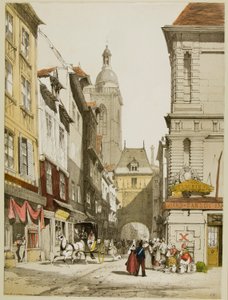 Festői építészet Párizsban, Gentben, Antwerpenben, Touenben stb. alkotó: Thomas Shotter Boys