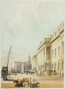 The Custom House, harmadik lemez az Original Views of London, ahogy van Londonból alkotó: Thomas Shotter Boys