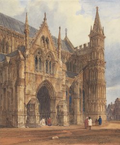 A salisburyi katedrális észak-nyugati tornáca alkotó: Thomas Shotter Boys