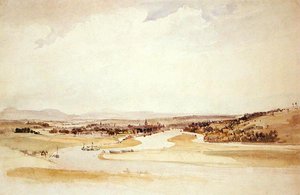 Szajna Rouenben (akvarell papíron) alkotó: Thomas Shotter Boys