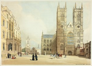 Westminster Abbey, Hospital and Company, hetedik tábla az Original Views of London, as It Is alkotó: Thomas Shotter Boys