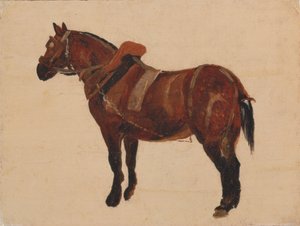 Tanulmány egy munkalóról alkotó: Thomas Sidney Cooper