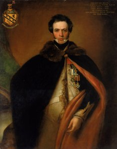 Sir Edward Brace kapitány (1769-1843 körül) portréja, aki a brit haditengerészetnél a földközi-tengeri frontokon, a francia (1792-1802) és a napóleoni (1803-1815) forradalmi háborúk idején jeleskedett. alkotó: Thomas Stewardson