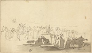 Canterbury zarándokai alkotó: Thomas Stothard