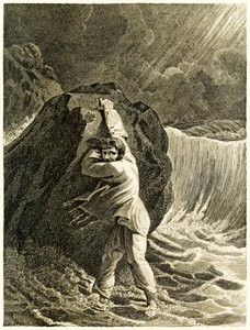 ?Robinson Crusoe hajótörést szenvedett és egy sziklába kapaszkodott? a ?Robinson Crusoe élete és furcsa meglepő kalandjai, vagy York, Mariner? írta: Daniel Defoe