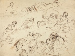 Tanulmány a Telemachus számára alkotó: Thomas Stothard