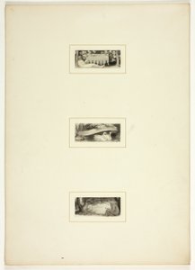 Tanulmány egy tányérhoz a Telemachustól alkotó: Thomas Stothard