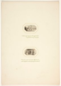 Tanulmány a The Task egy táblájához alkotó: Thomas Stothard