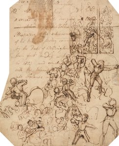 Tanulmány a Wellington Shield számára alkotó: Thomas Stothard