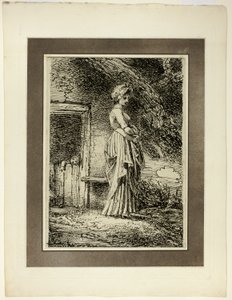 Az elveszett alma, a Specimens of Polyautography első számából alkotó: Thomas Stothard