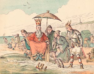Canute és udvarnokai, 1884