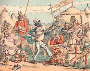 Alfréd király a dán táborban, 1884