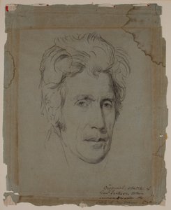 Andrew Jackson, a New Orleans-i csata után, 1815 körül (rajz) alkotó: Thomas Sully