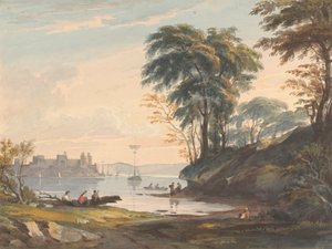 augusztus 15. Conwy kastély alkotó: Thomas Sully