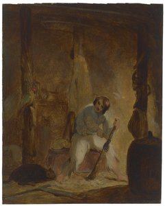 Barlangjában, c. 1856 alkotó: Thomas Sully