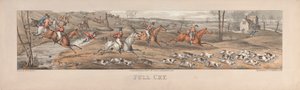 Egy négyes készlet: Full Cry. London, kocsma. írta: Thos. McLean, 1824