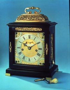 A Sussex Tompion, egy Charles II. nyolcnapos asztali óra, húzónegyed ismétléssel, 1675-80 körül
